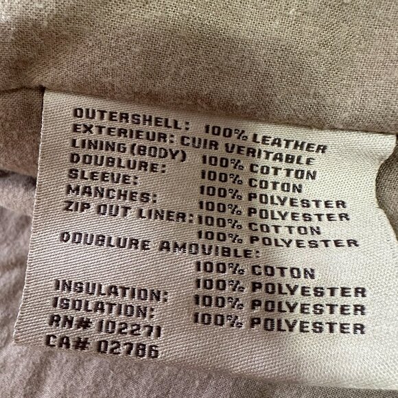 COLUMBIA‎ Mens Brown Leather Jacket Size XL in very good condition - Picture 6 of 16